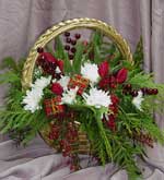 Gold Basket with Mini Gifts