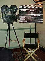Film, Clapboard & Chair