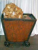 Mining Cart with Gold